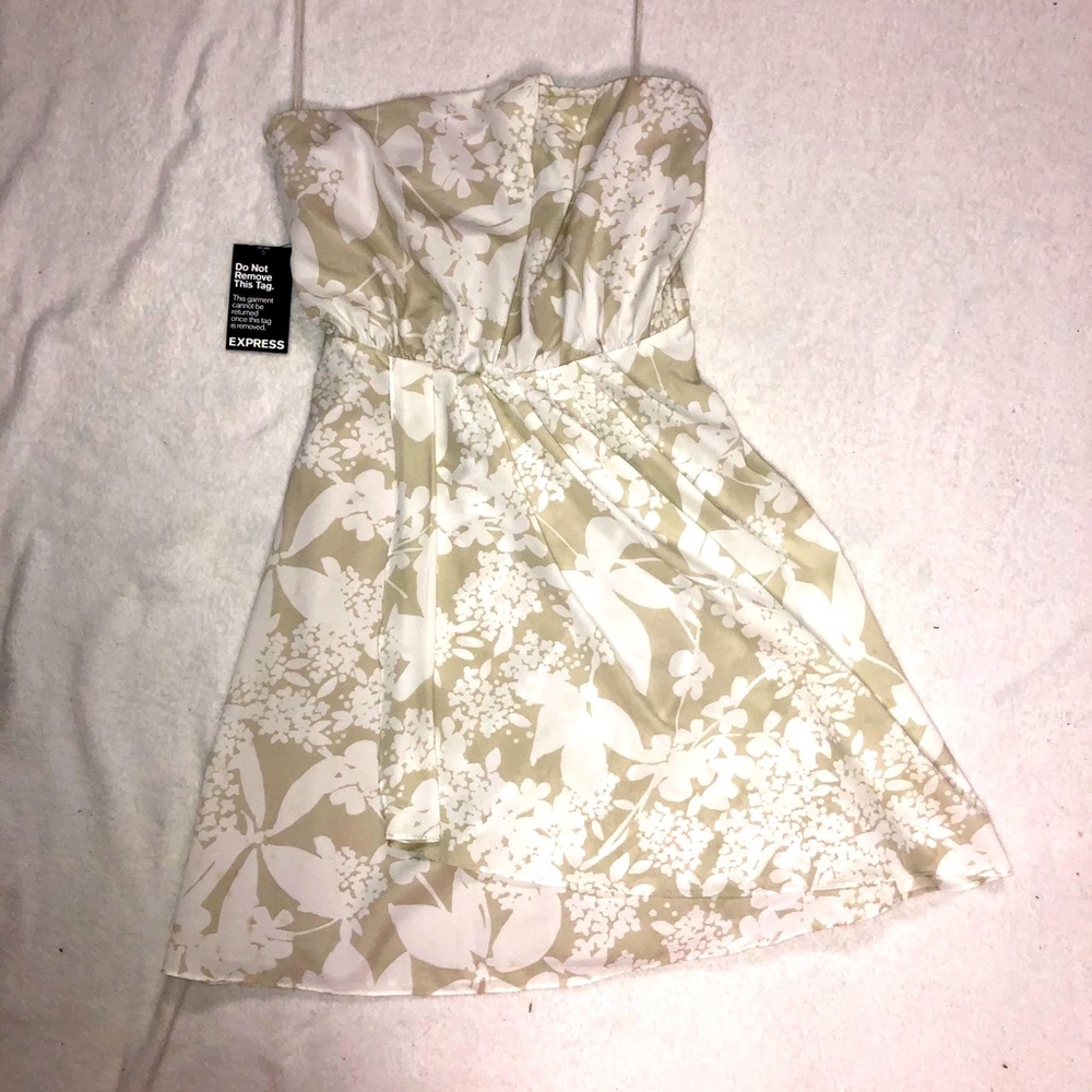 Express strapless dress